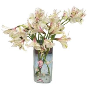 Hand Painted Class Vase